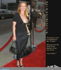 Marg Helgenberger Nipple Slip Red Carpet Event Nsfw 001