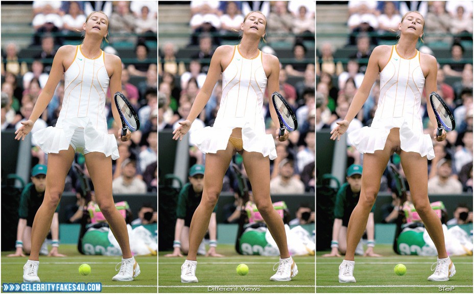 Maria Sharapova Fake, Nude, Pantiless, Public, Porn