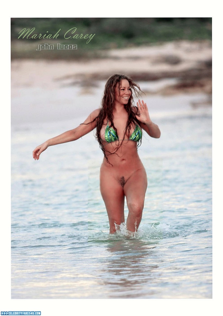 Mariah Carey Bikini Beach Nudes 001 « Celebrity Fakes 4U