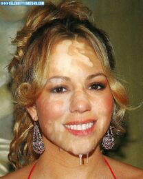 Mariah Carey Cum Facial 002