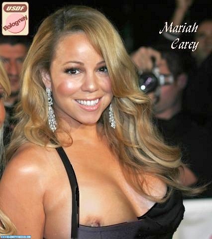 Mariah Carey Fake, Nip Slip, Red Carpet Event, Porn