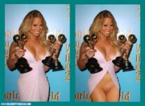 Mariah Carey No Underwear Red Carpet Porn 001