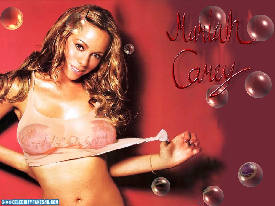 Mariah Carey Fake, Horny, See-Thru, Tits, Wet, Porn