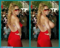 Mariah Carey Sideboob Public 001