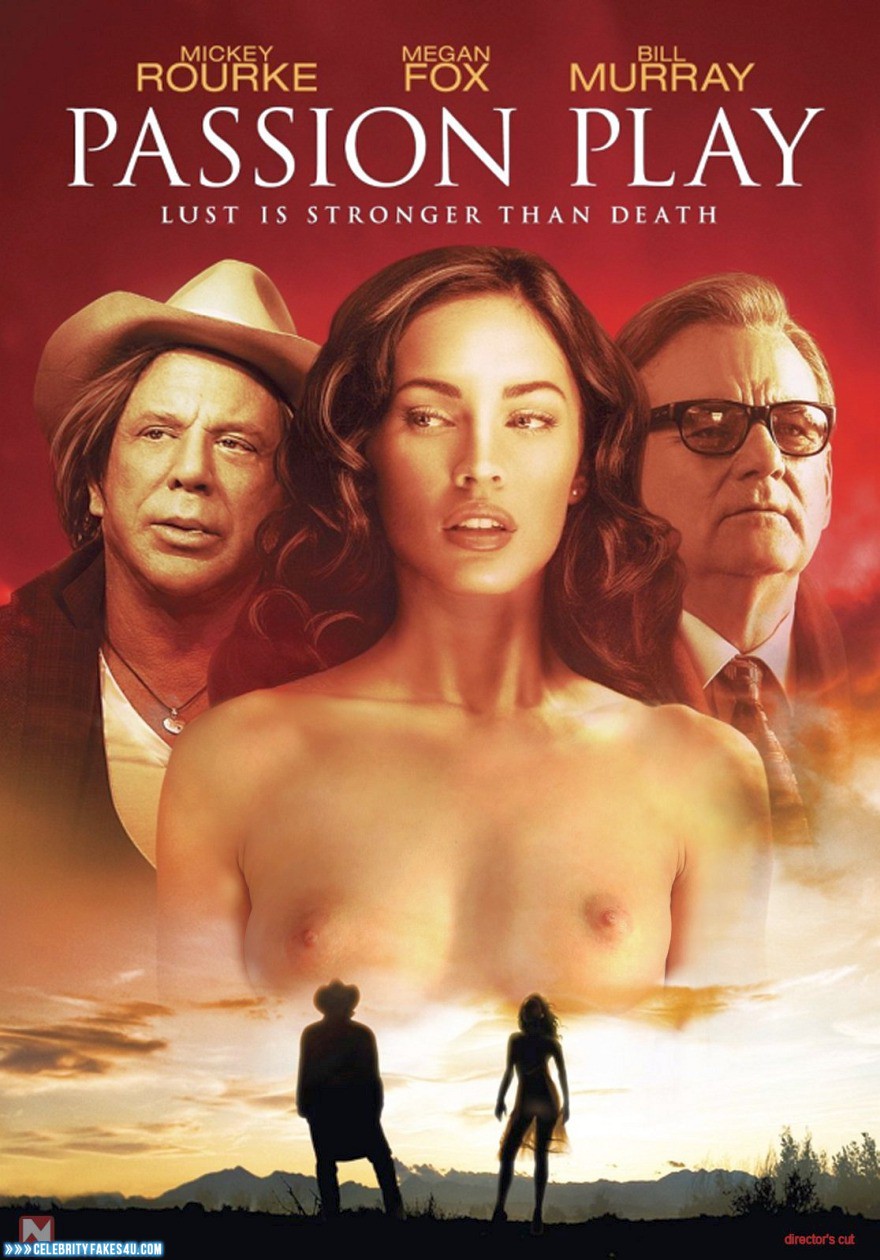 Megan Fox Fake, Movie Cover, Nude, Tits, Porn
