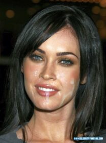 Megan Fox Cum Facial 001