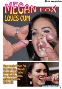 Megan Fox Loves Drinking Cum Cumshot Facial Sex 001