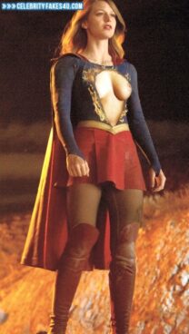 Melissa Benoist Boobs Supergirl Tv Series 001