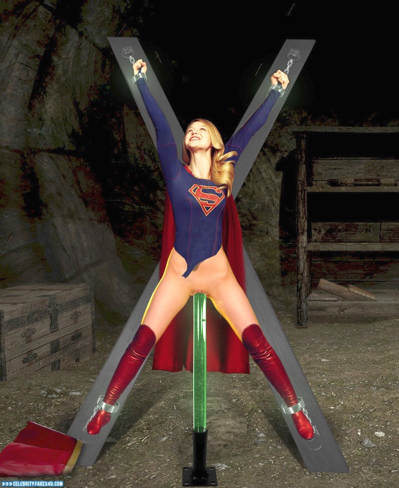 Supergirl Bondage - Melissa Benoist Sex Toy Bondage Porn 001 Â« Celebrity Fakes 4U