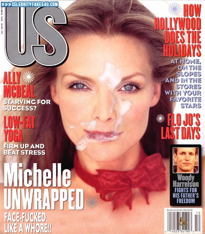 Michelle Pfeiffer Fake, Cum Facial, Magazine Cover, Porn