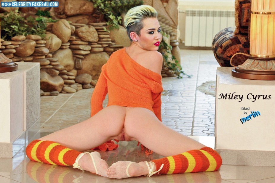 Miley Cyrus Fake, Ass, Nude, Pussy, Porn