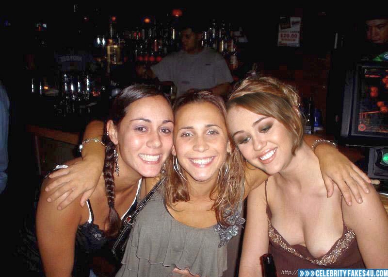 Miley Cyrus Fake, Nip Slip, Tits, Porn