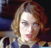 Milla Jovovich Cumshot Facial Porn 001