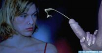 Milla Jovovich Handjob Cumshot Sex 001