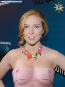 Molly Quinn See Thru Red Carpet Event 001