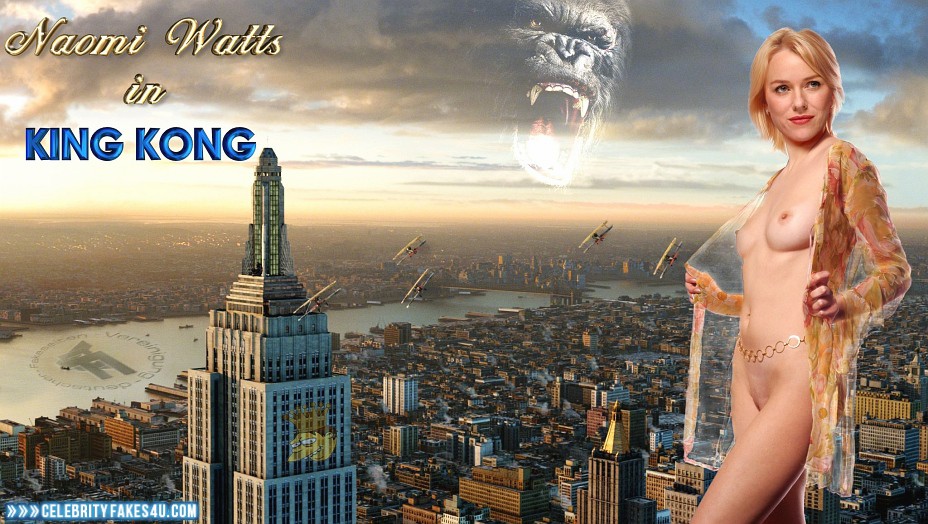 Naomi Watts Fake, King Kong (Film), Naked Body / Fully Nude, Tits, Porn