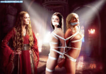 Cersei Lannister Tortures Margaery Tyrell and Daenerys Targaryen - Game of Thrones Bondage Porn Fake-001