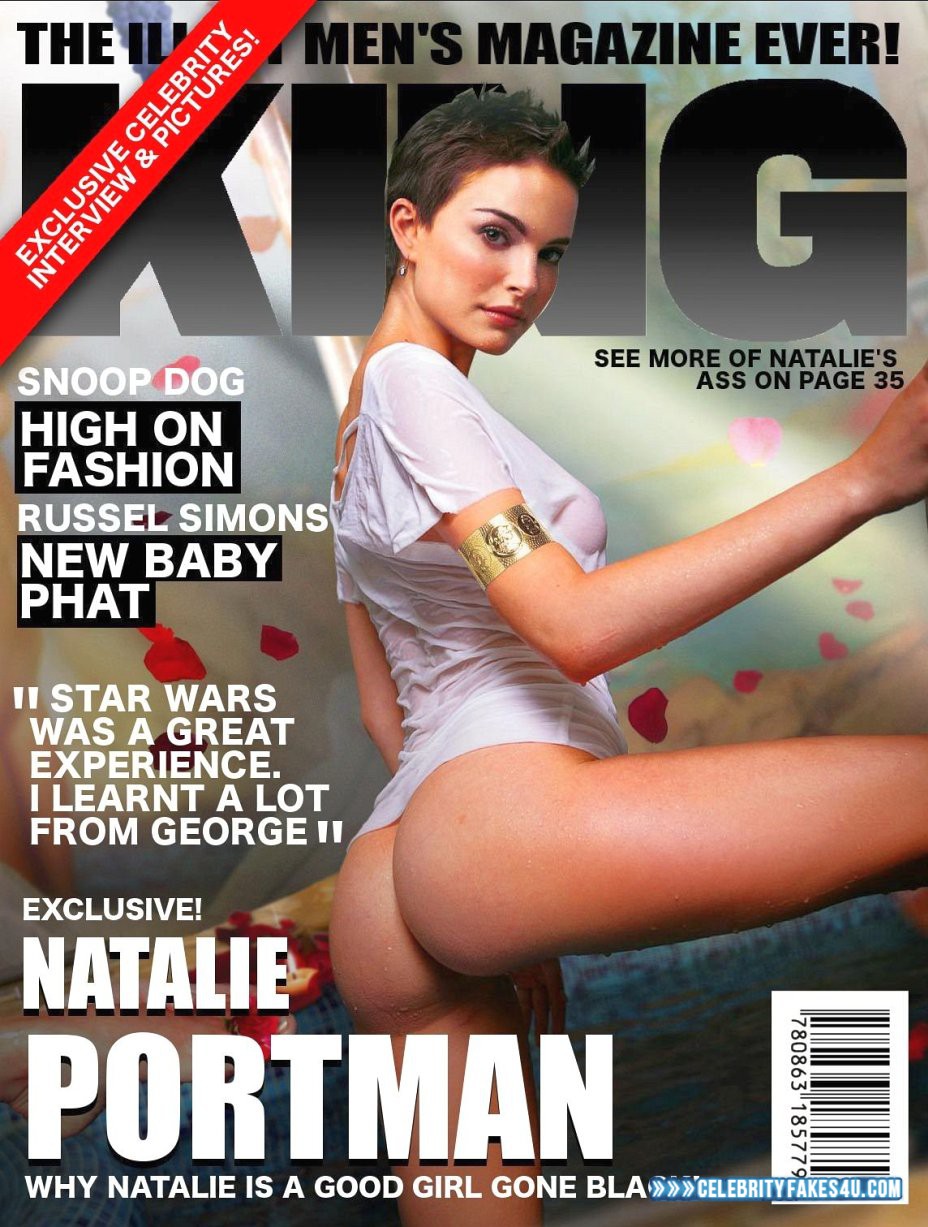 Natalie Portman Ass Magazine Cover 001 " Celebrity Fakes 4U.