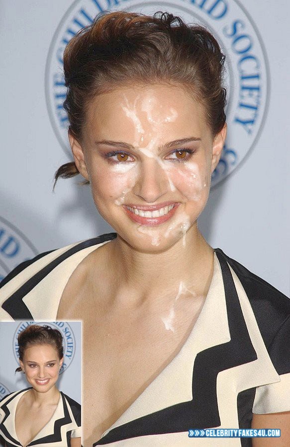 Natalie Portman Fake, Cum Facial, Cumshot, Porn