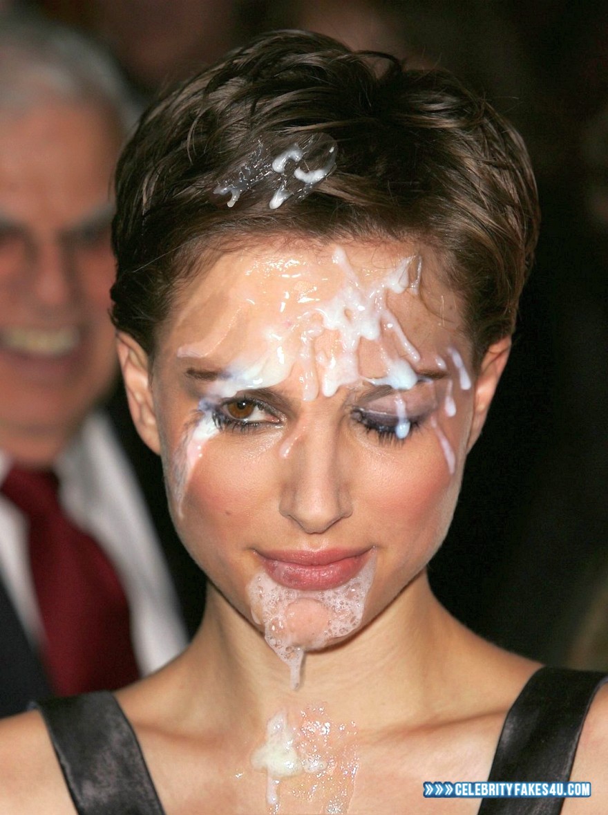 Natalie Portman Fake, Cum Facial, Cumshot, Porn