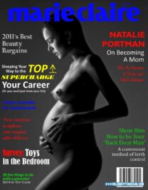 Natalie Portman Magazine Cover Naked Body Fake 001