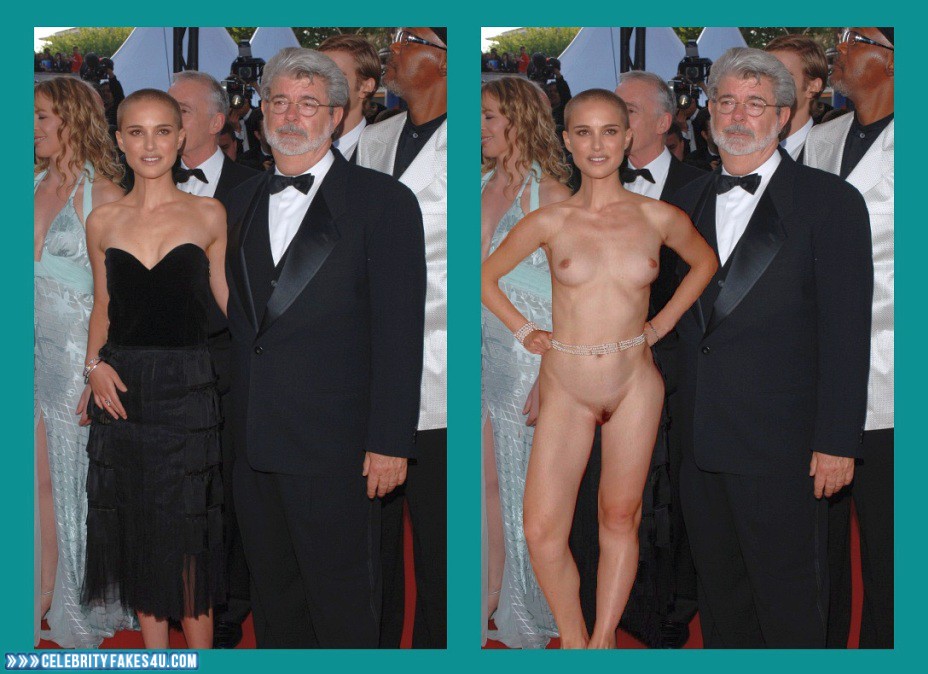 Natalie Portman Fake, Naked Body / Fully Nude, Nude, Public, Porn