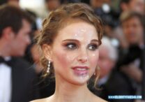 Natalie Portman Public Cum Facial Fake 001