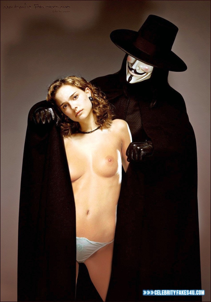 Natalie Portman Fake, Lingerie, Nude, Panties, Series, Tits, V for Vendetta, Porn