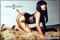 Nicki Minaj Captioned Lingerie Nude Fake 001