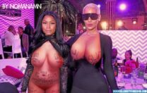 Nicki Minaj Lesbian Huge Tits Nsfw Fake 001