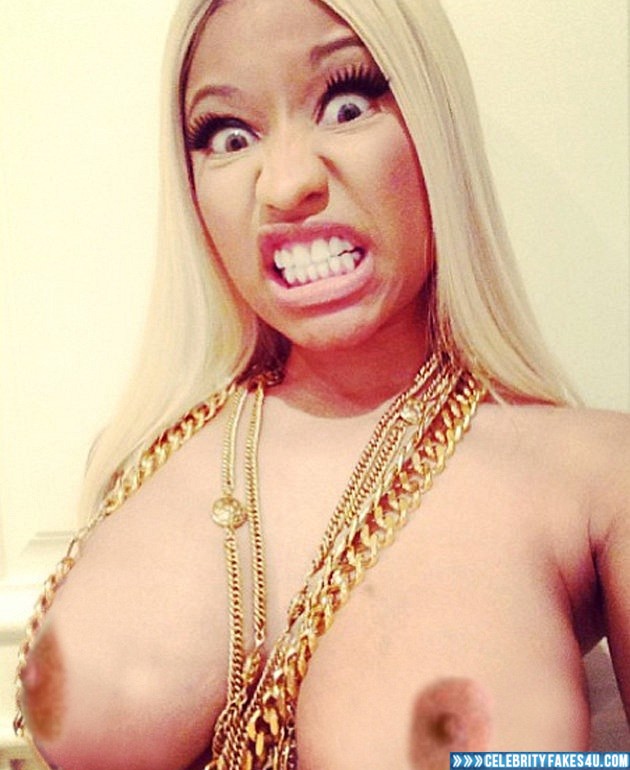 Nicki Minaj Fake, Blonde, Homemade, Nude, Selfie, Tits, Porn