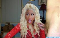 Nicki Minaj Loves Drinking Cum Handjob Porn Sex Fake 001