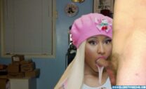 Nicki Minaj Swallows Cum Blowjob Sex Fake 001