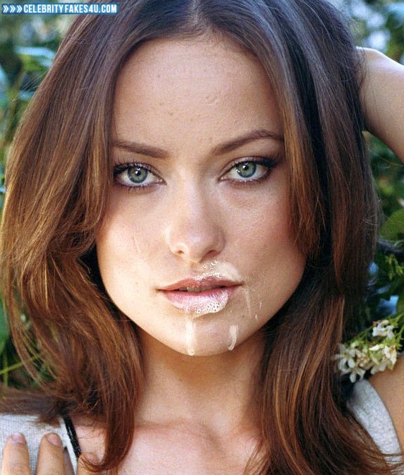 Olivia Wilde Fake, Brunette Hair, Cum Facial, Cumshot, Horny, Porn