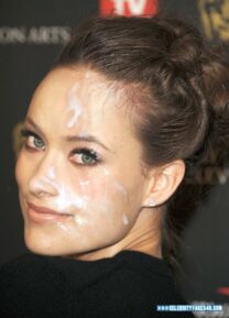 Olivia Wilde Public Facial Cumshot Nude Fake 001