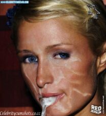 Paris Hilton Cumshot Facial Swallowing Cumslut 001