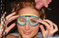 Paris Hilton Having Cum Facial Sex 001