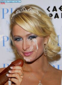 Paris Hilton Red Carpet Event Cum Facial Nude Sex 001