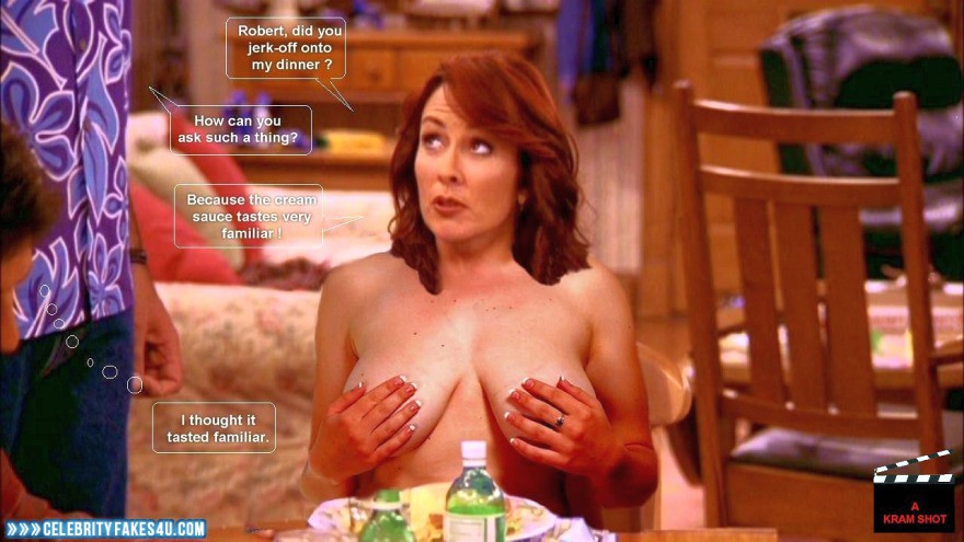 Patricia Heaton Fake, Captioned, Everybody Loves Raymond, Series, Squeezing Breasts, Tits, Porn