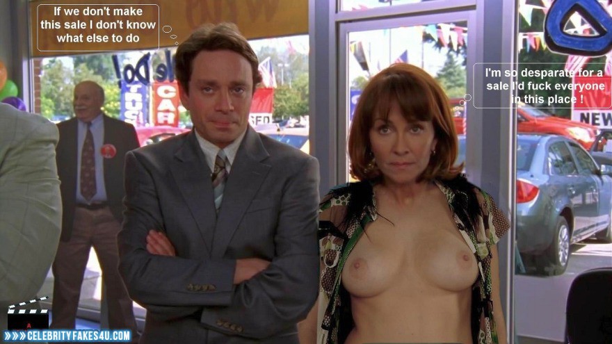 Patricia Heaton Fake, Captioned, Nude, Series, The Middle (TV series), Tits, Porn