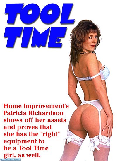 Patricia Richardson Fake, Ass, Captioned, Home Improvement (TV Series), Lingerie, Porn