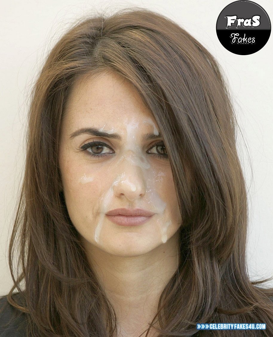 Penelope Cruz Fake, Cum Facial, Porn