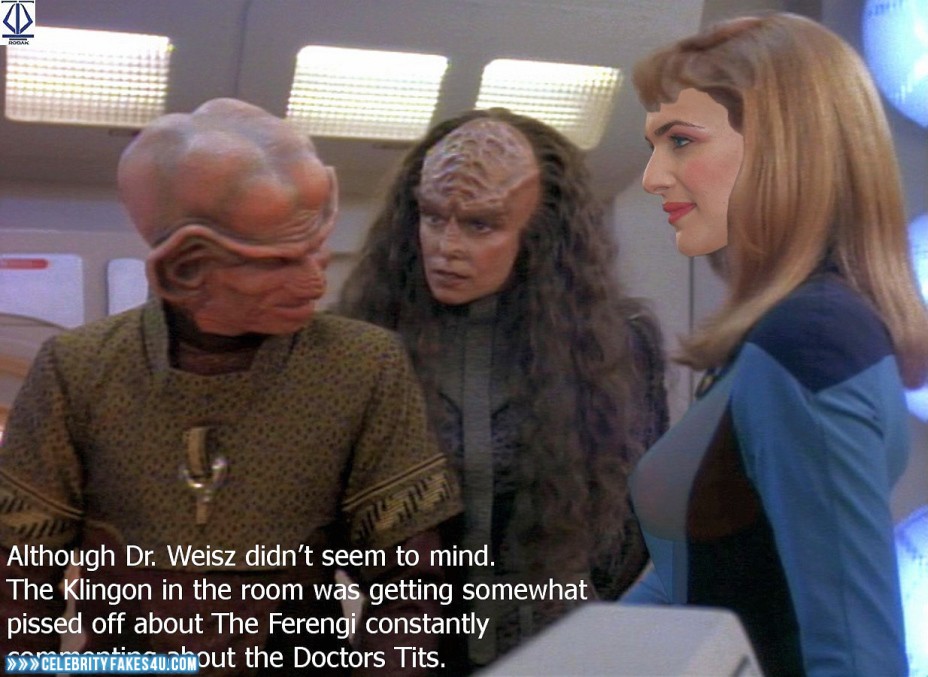 Rachel Weisz Fake, Captioned, Star Trek, Porn