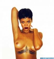 Rihanna Tattoo Horny Xxx Fake 001