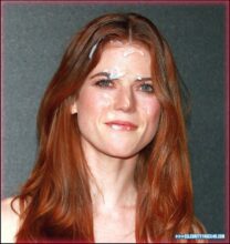 Rose Leslie Redhead Facial Naked Fake 001