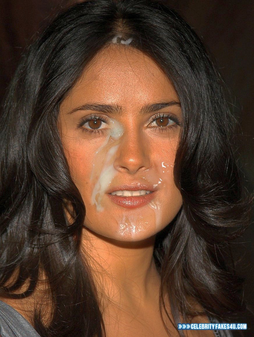 Salma Hayek Fake, Cum Facial, Porn