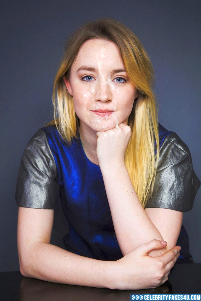 Saoirse Ronan Fake, Cum Facial, Porn