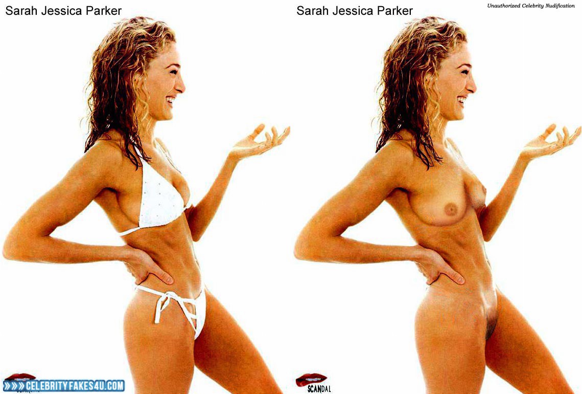 Sarah Jessica Parker Fake, Naked Body / Fully Nude, Nude, Tits, Porn