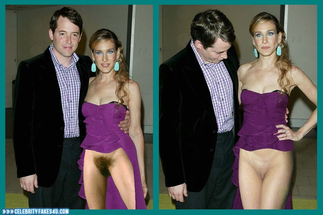 Sarah Jessica Parker Fake, Nude, Pantiless, Public, Porn