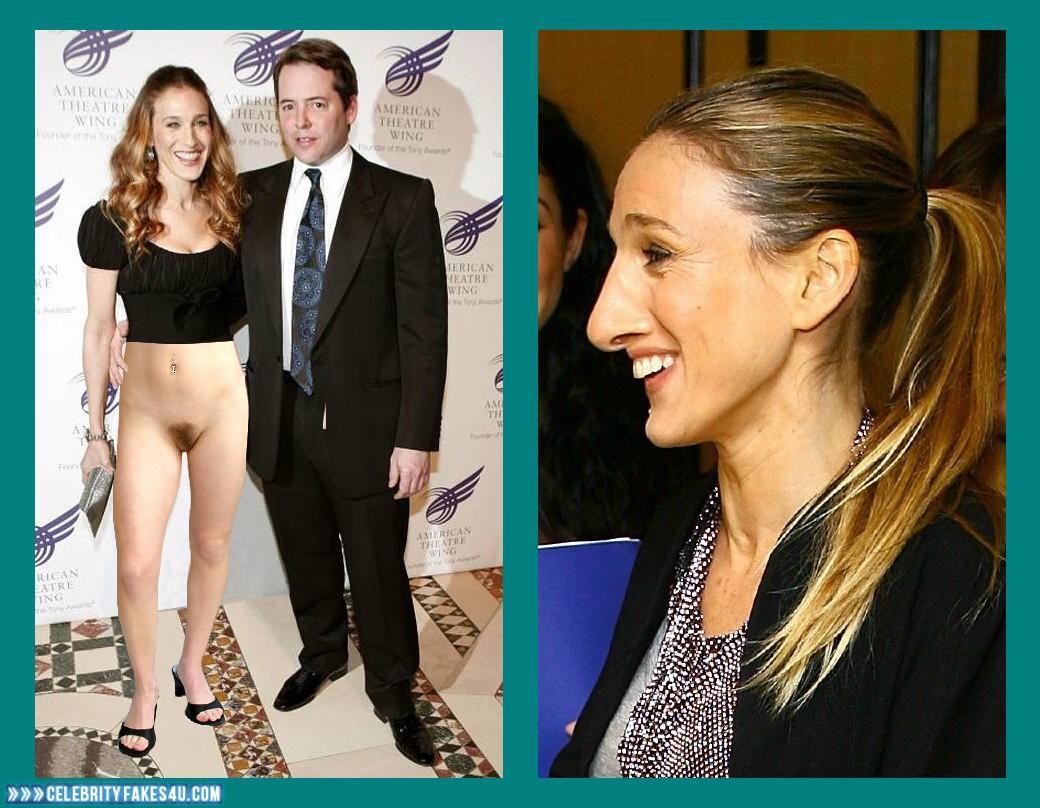 Sarah Jessica Parker Fake, Nude, Pantiless, Public, Porn